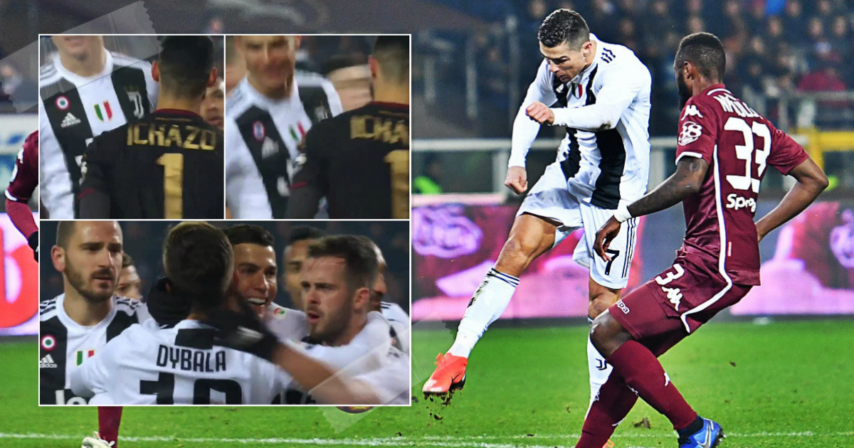 Torinov golman htio isprovocirati Ronalda, ovaj ga odgurnuo u burnoj proslavi